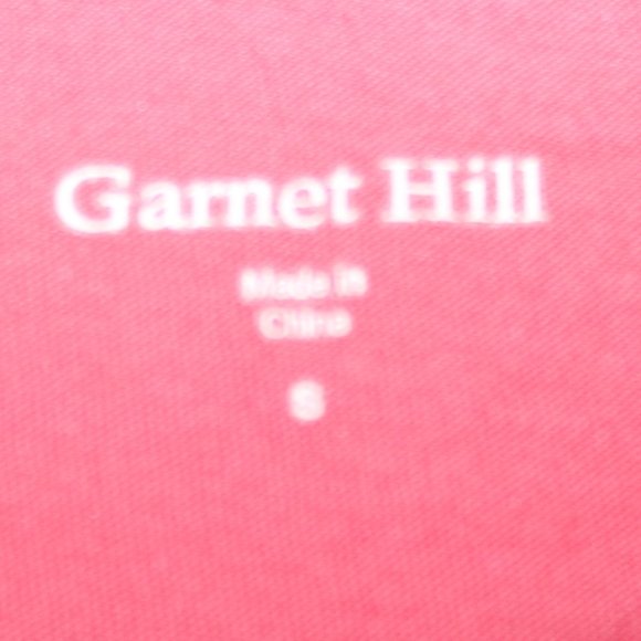 Garnet Hill Coral Pink Cotton Modal Cap Sleeve Tee Sz SMALL - Picture 4 of 5